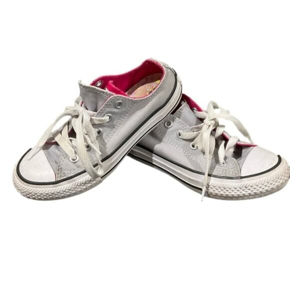 Converse Girls Shoes Sneakers Double Layer Tongue Confetti Size 12 - Picture 1 of 6